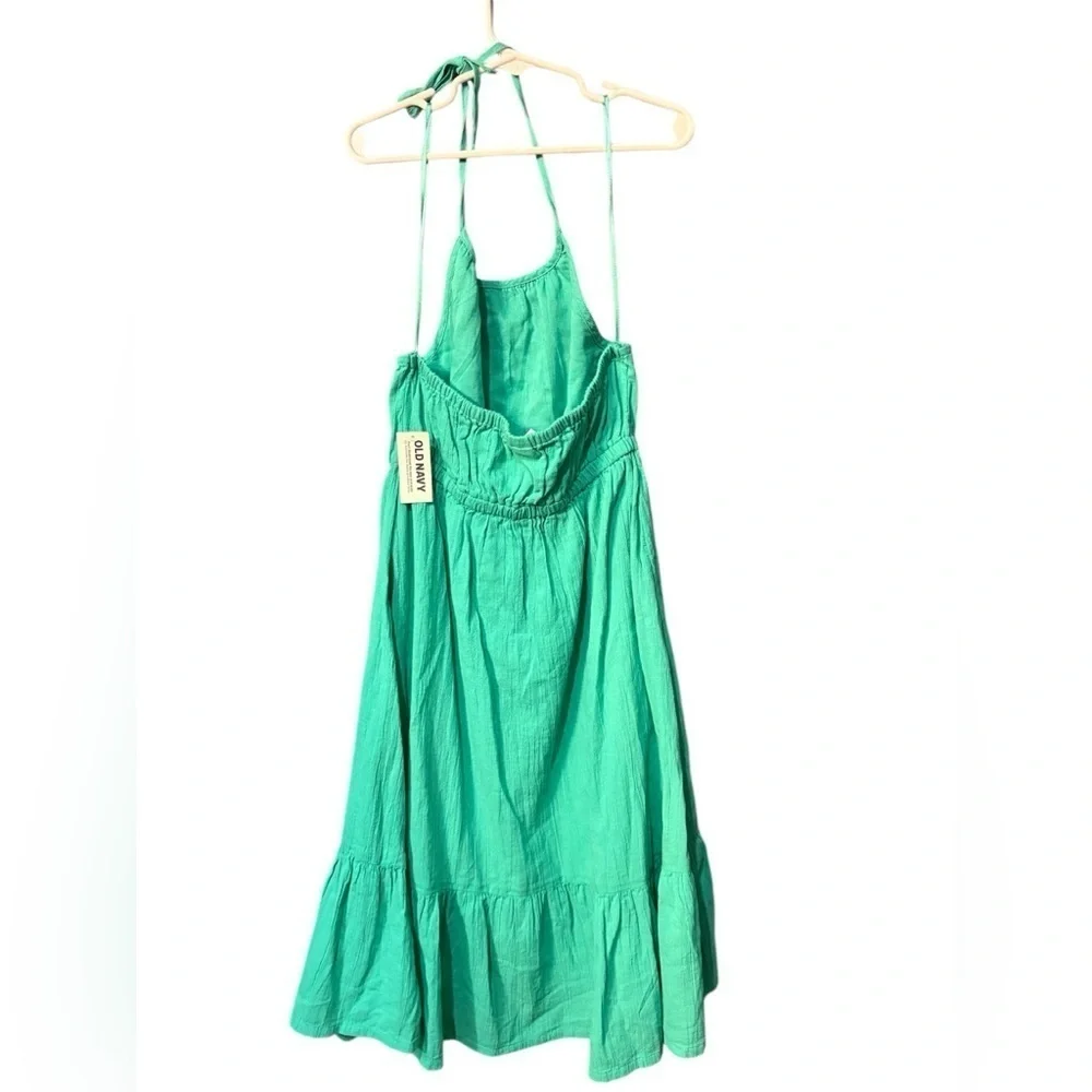 Old Navy Teal Halter Dress